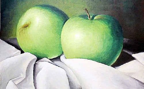 Apples and Cloth by Tracey Sims. Apples and Cloth by Tracey Sims.